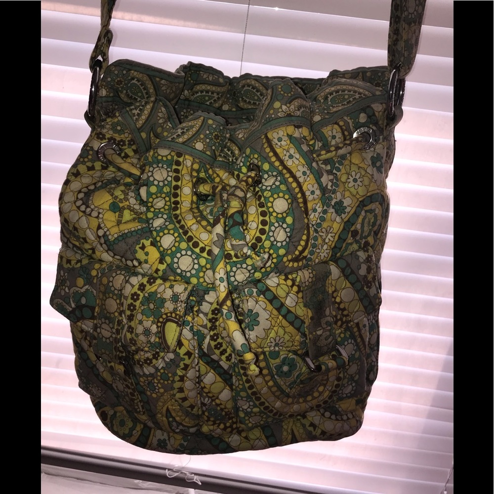 Drawstring crossbody bag